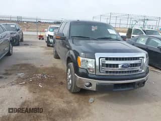2014 Ford F-150 XL with VIN 1FTFW1CTXEFC15393, listed as a IAAI auction lot 42261747 with 118,552 mi miles and . Bid and sale history available at DreamBid. Image 1.