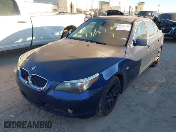 2004 BMW 5 Series 525i с VIN WBANA53504B167036, выставлен на аукционе IAAI как лот 43580735 с пробегом 179 224 миль миль и . История ставок и продаж доступна на DreamBid. Изображение 2.