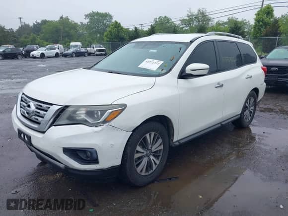2017 Nissan Pathfinder SV with VIN 5N1DR2MN3HC625541, listed as a IAAI auction lot 42372722 with 225,329 mi miles and . Bid and sale history available at DreamBid. Image 2.