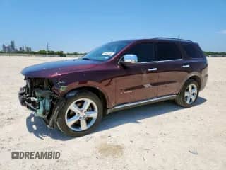 2012 Dodge Durango Citadel with VIN 1C4SDHET0CC120012, listed as a Copart auction lot 60443145 with 179,772 mi miles and Salvage title. Bid and sale history available at DreamBid. Image 1.