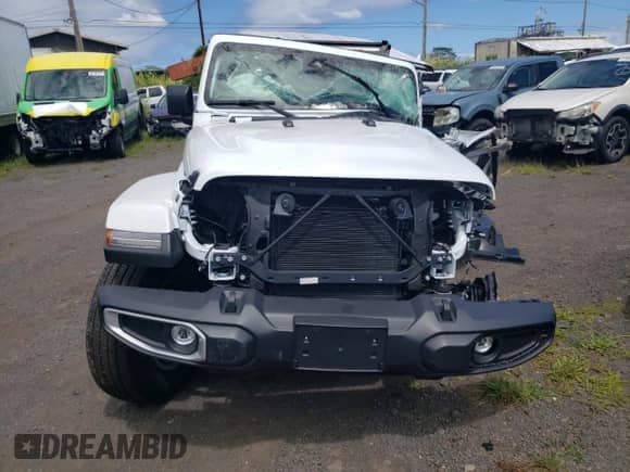 2025 Jeep Wrangler Sahara с VIN 1C4PJXEN7SW528997, выставлен на аукционе Copart как лот 84056925 с пробегом Не указан миль и Списание • Salvage title. История ставок и продаж доступна на DreamBid. Изображение 5.