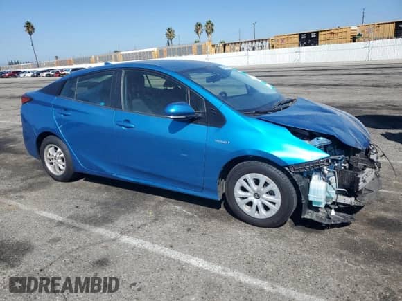 2019 Toyota Prius LE с VIN JTDKARFU5K3071944, выставлен на аукционе Copart как лот 84475055 с пробегом 85 947 миль миль и Списание • Salvage title. История ставок и продаж доступна на DreamBid. Изображение 4.