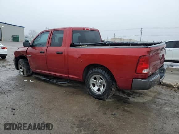 2009 Dodge 1500 ST с VIN 1D3HB18K29S746211, выставлен на аукционе Copart как лот 44340945 с пробегом 124 560 миль миль и Списание • Salvage title. История ставок и продаж доступна на DreamBid. Изображение 2.