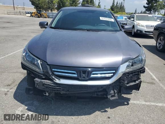 2014 Honda Accord with VIN 1HGCR6F35EA007407, listed as a Copart auction lot 61431695 with 113,510 mi miles and Salvage title. Bid and sale history available at DreamBid. Image 5.