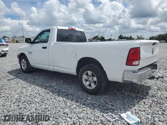 2016 Ram 1500 Tradesman with VIN 3C6JR6DG6GG343509, listed as a Copart auction lot 80655195 with 120,834 mi miles and Salvage title. Bid and sale history available at DreamBid. Image 2.