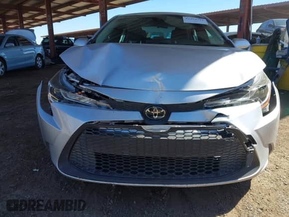 2020 Toyota Corolla L with VIN JTDDPRAE1LJ063120, listed as a IAAI auction lot 43374713 with 54,507 mi miles and . Bid and sale history available at DreamBid. Image 12.