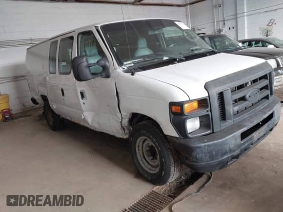 2011 Ford Econoline Cargo Commercial with VIN 1FDSS3EL8BDA33049, listed as a IAAI auction lot 42532718 with 221,624 mi miles and . Bid and sale history available at DreamBid. Image 1.