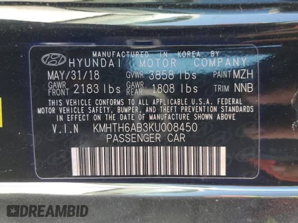 2019 Hyundai Veloster Turbo R-Spec z VIN KMHTH6AB3KU008450, wystawiony jako Copart lot #43943474 z przebiegiem 43 225 mil mil oraz . Historia ofert i sprzedaży dostępna na DreamBid. Obrazek 12.