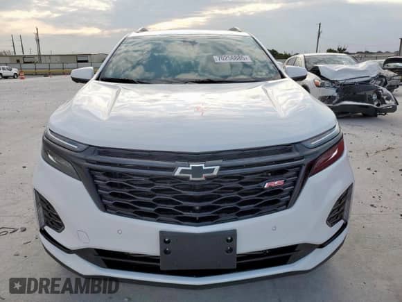 2024 Chevrolet Equinox RS с VIN 3GNAXMEG3RS225295, выставлен на аукционе Copart как лот 70256885 с пробегом 8 596 миль миль и Списание • Salvage title. История ставок и продаж доступна на DreamBid. Изображение 5.