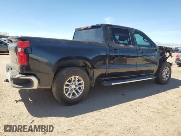 2021 Chevrolet Silverado 1500 LT with VIN 1GCUYDED6MZ404774, listed as a Copart auction lot 69630425 with 90,106 mi miles and Salvage title. Bid and sale history available at DreamBid. Image 3.