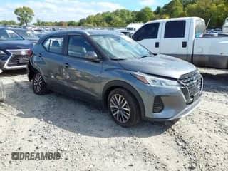 2024 Nissan Kicks SV with VIN 3N1CP5CV8RL484905, listed as a IAAI auction lot 43186581 with 7,236 mi miles and . Bid and sale history available at DreamBid. Image 1.