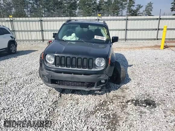 2017 Jeep Renegade Altitude with VIN ZACCJBBH6HPG29616, listed as a Copart auction lot 48911005 with 121,526 mi miles and Salvage title. Bid and sale history available at DreamBid. Image 11.