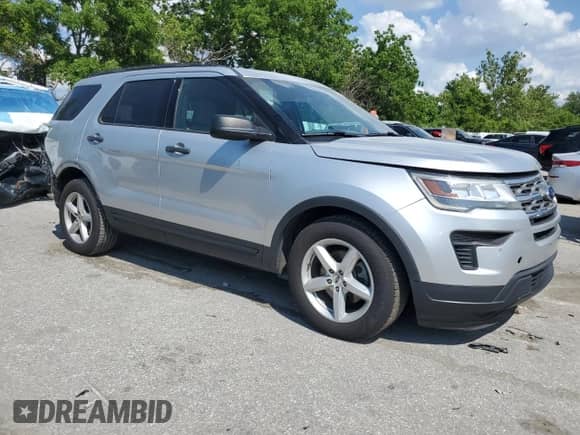 2018 Ford Explorer with VIN 1FM5K7B87JGA58994, listed as a Copart auction lot 62319035 with 145,157 mi miles and Salvage title. Bid and sale history available at DreamBid. Image 4.