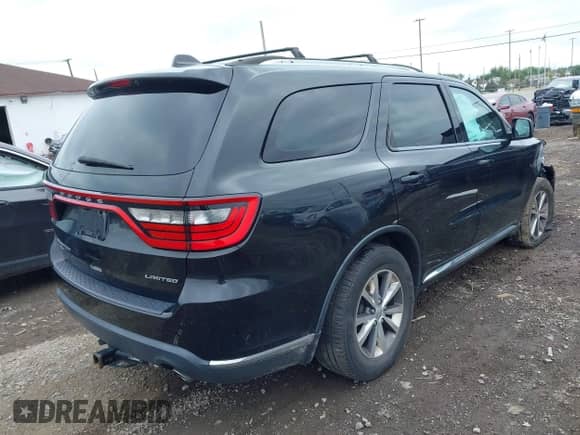 2016 Dodge Durango Limited with VIN 1C4RDJDG8GC340918, listed as a IAAI auction lot 43039100 with 97,755 mi miles and . Bid and sale history available at DreamBid. Image 4.
