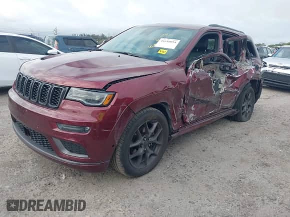 2020 Jeep Grand Cherokee Limited X with VIN 1C4RJFBG7LC418575, listed as a IAAI auction lot 41610054 with 116,509 mi miles and . Bid and sale history available at DreamBid. Image 2.