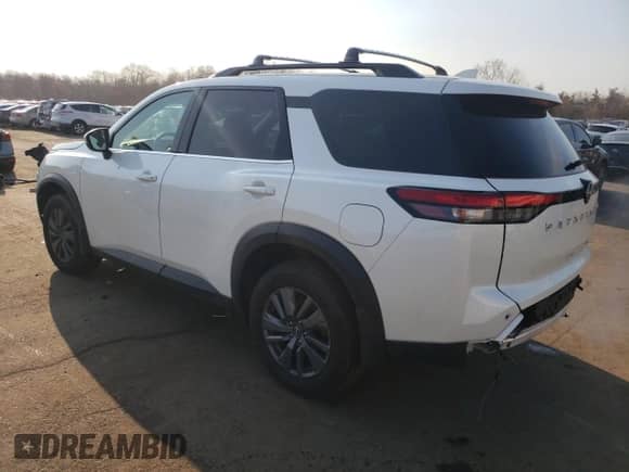 2024 Nissan Pathfinder SV с VIN 5N1DR3BC9RC269623, выставлен на аукционе Copart как лот 52369455 с пробегом 5 043 миль миль и Списание • Salvage title. История ставок и продаж доступна на DreamBid. Изображение 2.