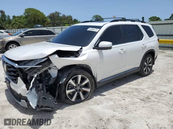 2023 Honda Pilot Elite с VIN 5FNYG1H80PB009677, выставлен на аукционе Copart как лот 62694475 с пробегом 33 436 миль миль и Списание • Salvage title. История ставок и продаж доступна на DreamBid. Изображение 1.