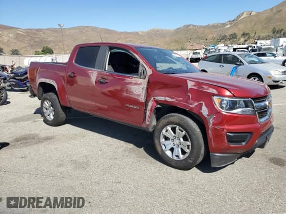2020 Chevrolet Colorado 2WD LT with VIN 1GCGSCEA7L1104009, listed as a Copart auction lot 63877245 with 93,422 mi miles and Salvage title. Bid and sale history available at DreamBid. Image 4.