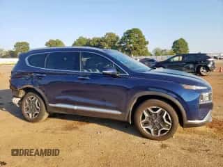 2023 Hyundai Santa Fe SEL Premium with VIN 5NMS3DA19PH004847, listed as a Copart auction lot 85886425 with 25,113 mi miles and Salvage title. Bid and sale history available at DreamBid. Image 4.