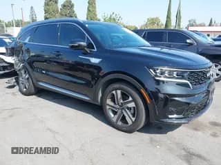 2023 Kia Sorento SX Prestige with VIN KNDRMDLH4P5198096, listed as a IAAI auction lot 43012978 with 46,163 mi miles and . Bid and sale history available at DreamBid. Image 1.