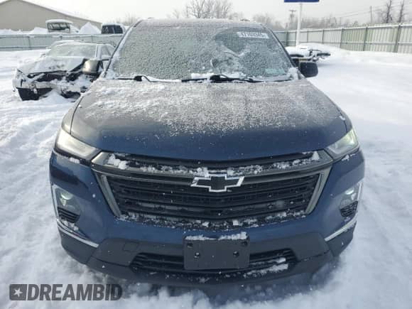 2022 Chevrolet Traverse LS with VIN 1GNEVFKW4NJ112207, listed as a Copart auction lot 47103345 with 14,666 mi miles and Salvage title. Bid and sale history available at DreamBid. Image 5.