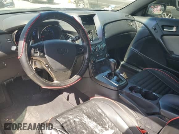 2014 Hyundai Genesis Coupe 2.0T with VIN KMHHT6KD0EU114170, listed as a Copart auction lot 66645035 with 153,948 mi miles and Salvage title. Bid and sale history available at DreamBid. Image 8.