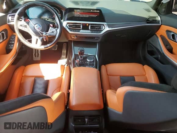 2022 BMW M3 Competition xDrive с VIN WBS43AY09NFL94341, выставлен на аукционе Copart как лот 67458375 с пробегом 58 816 миль миль и Списание • Salvage title. История ставок и продаж доступна на DreamBid. Изображение 8.