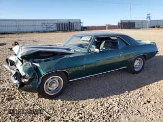 1969 Chevrolet Camaro с VIN 124379N689017, выставлен на аукционе Copart как лот 51974405 с пробегом 245 469 миль миль и Чистый • Clean title. История ставок и продаж доступна на DreamBid. Изображение 1.