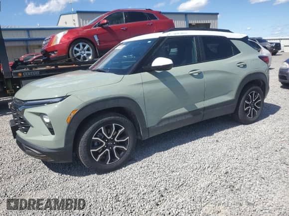 2024 Chevrolet TrailBlazer ACTIV z VIN KL79MVSLXRB143195, wystawiony jako Copart lot #57682535 z przebiegiem 35 080 mil mil oraz Szkoda całkowita • Salvage title. Historia ofert i sprzedaży dostępna na DreamBid. Obrazek 1.