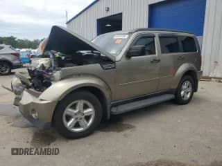 2007 Dodge Nitro SLT with VIN 1D8GT58K37W736755, listed as a Copart auction lot 65355105 with 189,597 mi miles and Salvage title. Bid and sale history available at DreamBid. Image 1.
