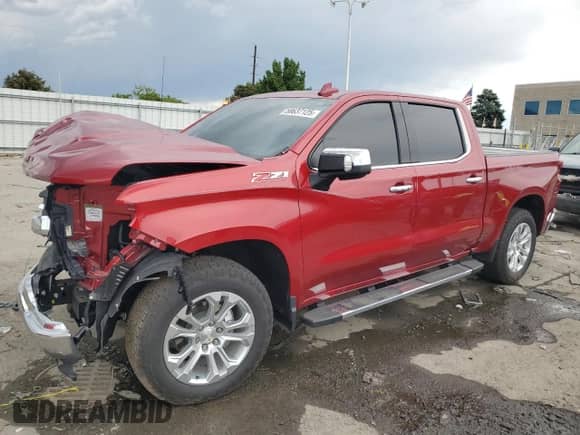 2024 Chevrolet Silverado 1500 LTZ с VIN 1GCUDGEDXRZ111075, выставлен на аукционе Copart как лот 58637125 с пробегом 8 537 миль миль и Списание • Salvage title. История ставок и продаж доступна на DreamBid. Изображение 1.