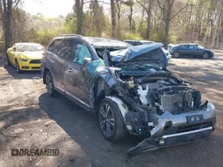 2019 Nissan Pathfinder Platinum с VIN 5N1DR2MM4KC593469, выставлен на аукционе IAAI как лот 42096500 с пробегом 53 150 миль миль и . История ставок и продаж доступна на DreamBid. Изображение 1.