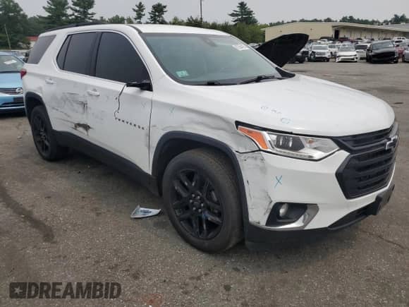 2020 Chevrolet Traverse LT Cloth with VIN 1GNEVGKW5LJ258649, listed as a Copart auction lot 67354415 with 107,672 mi miles and Salvage title. Bid and sale history available at DreamBid. Image 4.