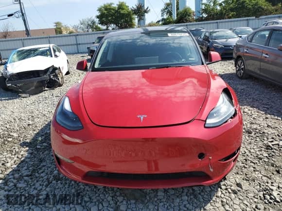 2022 Tesla Model Y Long Range с VIN 7SAYGAEE5NF520862, выставлен на аукционе Copart как лот 80619235 с пробегом 40 401 миль миль и Списание • Salvage title. История ставок и продаж доступна на DreamBid. Изображение 5.