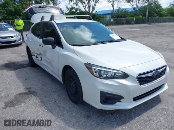 2018 Subaru Impreza with VIN 4S3GTAA65J3701017, listed as a IAAI auction lot 42827533 with 109,708 mi miles and . Bid and sale history available at DreamBid. Image 1.