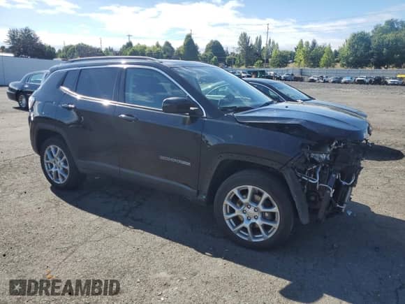 2022 Jeep Compass Latitude Lux с VIN 3C4NJDFB3NT169233, выставлен на аукционе Copart как лот 67482285 с пробегом 24 196 миль миль и Списание • Salvage title. История ставок и продаж доступна на DreamBid. Изображение 4.