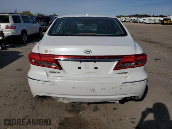 2011 Hyundai Azera Limited с VIN KMHFC4DF0BA532512, выставлен на аукционе Copart как лот 77022704 с пробегом 148 307 миль миль и Списание • Salvage title. История ставок и продаж доступна на DreamBid. Изображение 6.
