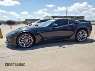 2015 Chevrolet Corvette Z06 3LZ with VIN 1G1YU2D6XF5604757, listed as a Copart auction lot 61006975 with 43,772 mi miles and Clean title. Bid and sale history available at DreamBid. Image 1.