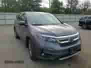 2021 Honda Pilot EX with VIN 5FNYF5H37MB033307, listed as a Copart auction lot 80785075 with 44,905 mi miles and Salvage title. Bid and sale history available at DreamBid. Image 14.