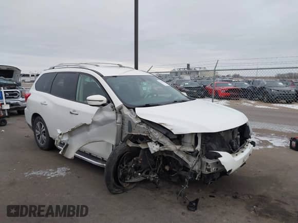 2018 Nissan Pathfinder S с VIN 5N1DR2MM6JC608908, выставлен на аукционе IAAI как лот 41360780 с пробегом 166 210 миль миль и . История ставок и продаж доступна на DreamBid. Изображение 1.