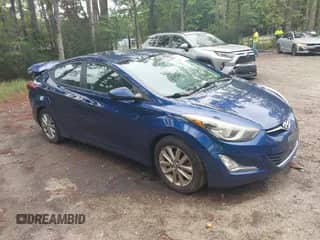 2016 Hyundai Elantra SE with VIN 5NPDH4AE6GH662707, listed as a IAAI auction lot 43327197 with 149,468 mi miles and . Bid and sale history available at DreamBid. Image 1.