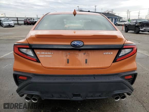 2022 Subaru WRX Premium with VIN JF1VBAH66N8027250, listed as a Copart auction lot 86513694 with 14,669 mi miles and Salvage title. Bid and sale history available at DreamBid. Image 6.