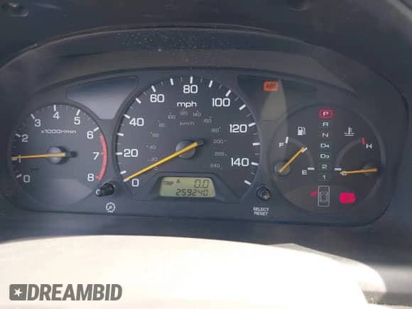 2000 Honda Accord EX with VIN 1HGCG1657YA093379, listed as a IAAI auction lot 43408025 with 259,240 mi miles and . Bid and sale history available at DreamBid. Image 7.