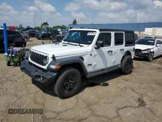 2024 Jeep Wrangler Sport S z VIN 1C4PJXDN4RW354866, wystawiony jako Copart lot #68479915 z przebiegiem 3 122 mil mil oraz Czysty tytuł • Clean title. Historia ofert i sprzedaży dostępna na DreamBid. Obrazek 1.