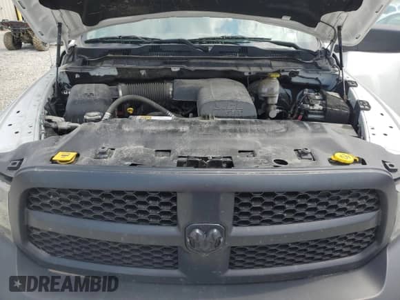 2022 Ram 1500 Tradesman with VIN 3C6RR6KG0NG210845, listed as a Copart auction lot 53107805 with 77,366 mi miles and Salvage title. Bid and sale history available at DreamBid. Image 11.