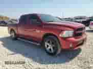 2013 Ram 1500 Tradesman with VIN 1C6RR6KT8DS629059, listed as a Copart auction lot 75609044 with Not provided miles and Salvage title. Bid and sale history available at DreamBid. Image 4.