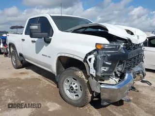 2023 Chevrolet Silverado 2500HD Work Truck with VIN 1GC2YLE79PF210533, listed as a IAAI auction lot 42572002 with 60,046 mi miles and . Bid and sale history available at DreamBid. Image 1.