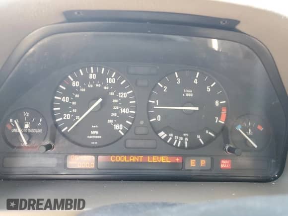 1994 BMW 7 Series с VIN WBAGD432XRDE66323, выставлен на аукционе Copart как лот 44301075 с пробегом 64 301 миль миль и На запчасти • Non repairable. История ставок и продаж доступна на DreamBid. Изображение 9.