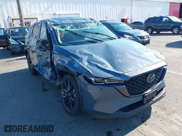 2025 Mazda CX-5 S Carbon Edition z VIN JM3KFBCM0S0575730, wystawiony jako IAAI lot #42685414 z przebiegiem Nie podano mil oraz . Historia ofert i sprzedaży dostępna na DreamBid. Obrazek 6.
