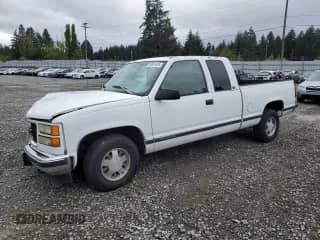 1996 GMC Sierra 1500 z VIN 2GTEC19R4T1541100, wystawiony jako Copart lot #54959405 z przebiegiem 184 206 mil mil oraz Szkoda całkowita • Salvage title. Historia ofert i sprzedaży dostępna na DreamBid. Obrazek 1.